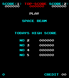 Space Beam Title Screen